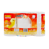 Country Soft 2-Ply Household Standard Bathroom Tissue - 230 Sheets per Roll, 12 Rolls per Case