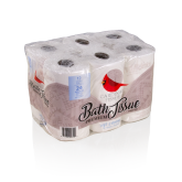 Cardinal 2-Ply Household Standard Bathroom Tissue - 250 Sheets per Roll, 12 Rolls per Case