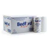 Bedford Perforated 2-Ply Kitchen Roll Towel - 210 Sheets/roll, 12 Rolls/Case HHT210