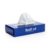 Bedford Premier 2-Ply Flat Box Facial Tissue - 100sheets per box / 30 per case