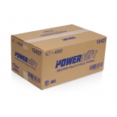 PowerSOFT Multifold Towels - Kraft, 16 Packs of 250 Towels (4000 Count)