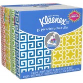Kleenex 46651 3-Ply Facial Tissue Pocket Packs - White, 10 per Pack, 96 Packs per Case