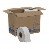 GP Pro 13718 Pacific Blue Basic 1-Ply 9" Jr. Jumbo Bathroom Tissue - White, 2000' L x 3.5" W