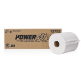 PowerSOFT Universal White Roll Towel - 8" x 800'