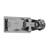 San Jamar Chrome Metal 1-Roll Open Self-Locking Standard Bathroom Tissue Dispenser