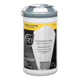 Sani P22884 7-1/2 inch x 5-3/8 inch Disinfecting Multi-Surface Wipes - 200 count, 6 canisters per case