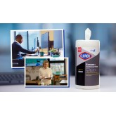 Clorox Screen+ 60724 Sanitizing Wipes - 75 count, 6 per case