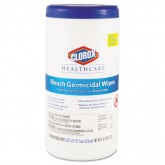 Clorox 35309 Healthcare Unscented Bleach Germicidal Wipes - 70ct Canister