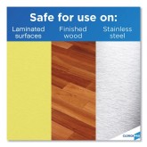 Clorox 15948 Crisp Lemon Bleach Free Disinfecting Wipes - 75 count, 6 per case