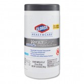 Clorox Healthcare 31757 VersaSure 6.75 inch x 8 inch Non-Bleach Alcohol Free Cleaner Disinfectant Wipes White - 85 per canister, 6 canisters per case