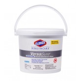 Clorox Healthcare 31759 VersaSure 1-Ply 12 inch x 12 inch White Non-Bleach Cleaner Disinfectant Wipes - 110 count tub, 2 tubs per case
