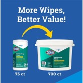 Clorox 31547 Fresh Scent Bleach Free Disinfecting Wipes - 700 count