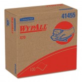 WypAll X70 Cloths, POP-UP Box, 9.1" x 16.8", White, 100/Box, 10 per Case