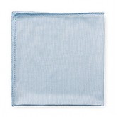Microfiber 16" x 16" Knitted Glass Cleaning Cloth - Blue