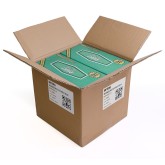 Right Rags Microfiber Cloths GREEN 12"x12" in Pro Go Dispenser Box 50ct MFRRG