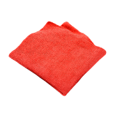 Right Rags Microfiber Cloths RED 12"x12" in Pro Go Dispenser Box 50ct MFRRR