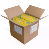 Right Rags Microfiber Cloths  YELLOW 12"x12" in Pro Go Dispenser Box 50ct MFRRY