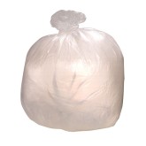 PowerFULL 36" x 50" 1.2mil Can Liners, 44 Gallon True Fit - Clear, Rolls