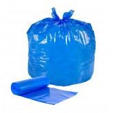 PowerFULL Butt Buster Blue Premium 30" x 36" 2X Heavy Duty Can Liners, 20-30 Gallon - Blue, on Rolls