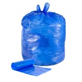 PowerFULL Butt Buster Blue Premium 38" x 58" 3X Heavy Duty Can Liners, 60 Gallon - Blue, on Rolls