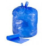 PowerFULL Butt Buster Blue Premium 38" x 58" 3X Heavy Duty Can Liners, 55-60 Gallon - Blue, on Rolls