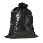 PowerFULL 33" x 48" Heavy Duty 3mil Can Liners, 42 Gallon - Black, Rolls, Flat Bottom Seal