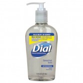 Dial Professional Floral Antimicrobial Soap for Sensitive Skin - 7.5 ounce Decor Pump Bottle,  12 per case