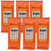Gojo 6285-06 Fast Wipes Hand Cleaning Towel - 60ct