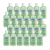 Gojo 9631-24 Purell Advanced Hand Sanitizer Soothing Gel - 4 fl oz Portable Flip Cap Bottle