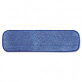 18" Rubbermaid Hygen Microfiber Damp Room Mop Pad - Blue