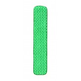 24" Rubbermaid Hygen Microfiber Dry Hall Mop Pad - Green