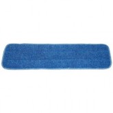 5" x 18" Blue Velcro Microfiber Flat Mop