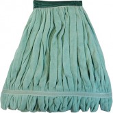 Duraloop Looped Microfiber Wet Mop with 1.5" Headband - 24 Ounce, Green