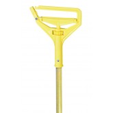 Wood Wet Mop Handle with Plastic Quick Change Head - 60 Inch