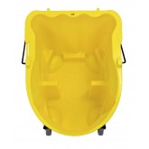 Rubbermaid WaveBrake Mop Bucket - 35 Quart, Yellow