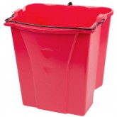 Rubbermaid Dirty Water Bucket For WaveBrake Combos - 18 Quart, Red