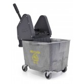 Down Pressure Wet Mop Wringer & Bucket Combo - Gray, 35 Quart