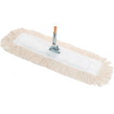 PowerDUST Economy Cut End Cotton Dust Mop Head - 18 Inch, White