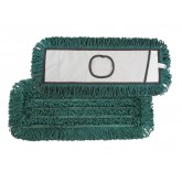 Looped Microfiber Dust Mop Head - 18 Inch, Green