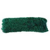 20" Spun Loop Microfiber Dusting Sleeve - Green/White