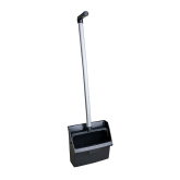 Ergonomic L-Grip Plastic Lobby Dust Pan