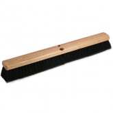 O'Dell 18" Polypropylene Bristle Push Broom Head - Wood Block