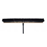 O'Dell 36" Polypropylene Bristle Push Broom Head - Wood Block