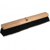 O'Dell 24" Tampico Bristle Push Broom Head - Wood Block