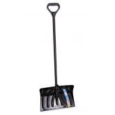 18" Steel Core Combo With Wear Strip Snow  Shovel - Steel Handle