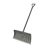 27" Steel Core Pusher With Wear Strip Snow Shovel - Steel Handle SP2750