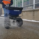 Chapin 82400B Professional Salt & Ice Melt Broadcast Spreader - 100lb capacity