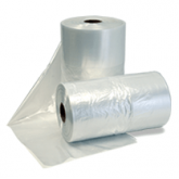 10" x 8" x 24" Gusseted Poly Bag on Roll Clear - 1mil, 1000 per Roll
