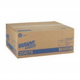 GP Pro 20075 Brawny Professional D300 Light Weight All Purpose Cleaning Towels / Wipers - White, Tall Dispenser Box