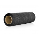 PowerSTRETCH 18" Black 80 Gauge Stretch Film - 1500 Foot Roll